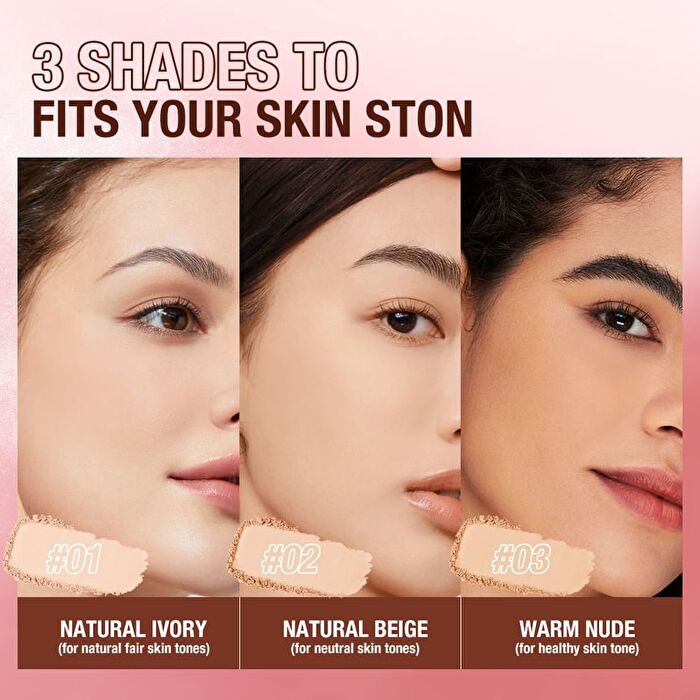 Mist Mirror Locking Powder - 3 Colors - #01 Natural Ivory - 12g