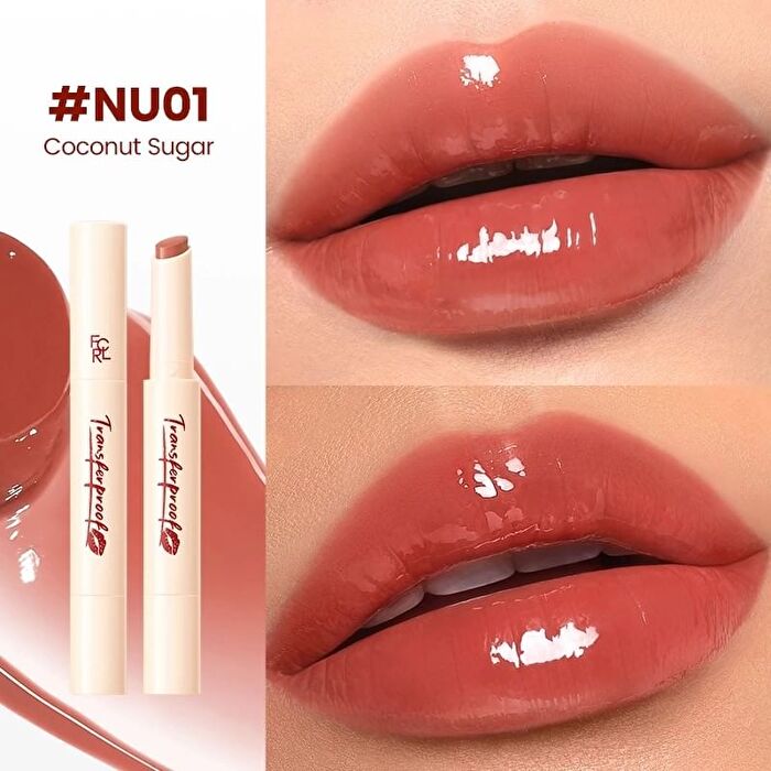 Focallure Watery Glossy Lip Balm - 4 Colors - #NU02 Caramel Pudding