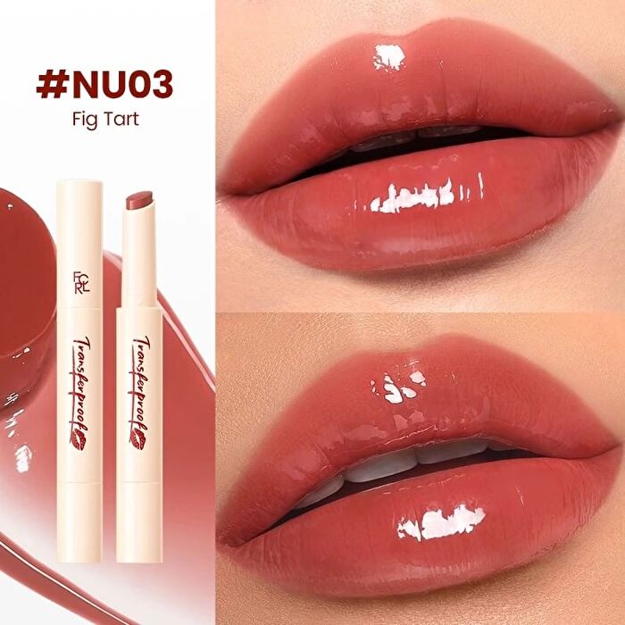 Focallure Watery Glossy Lip Balm - 4 Colors - #NU02 Caramel Pudding