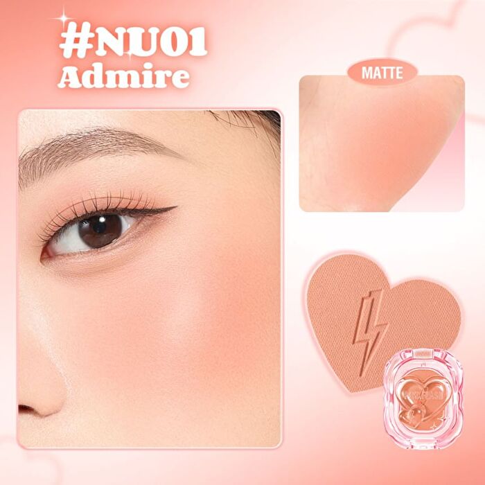 Pinkflash Mellow Radiant Blush - 4 Colors - #OR01 Joyful - 1.5g
