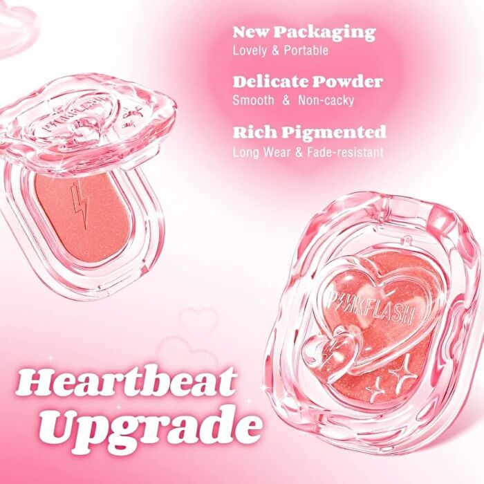 Pinkflash Mellow Radiant Blush - 4 Colors - #PP01 Heartbeat - 1.5g