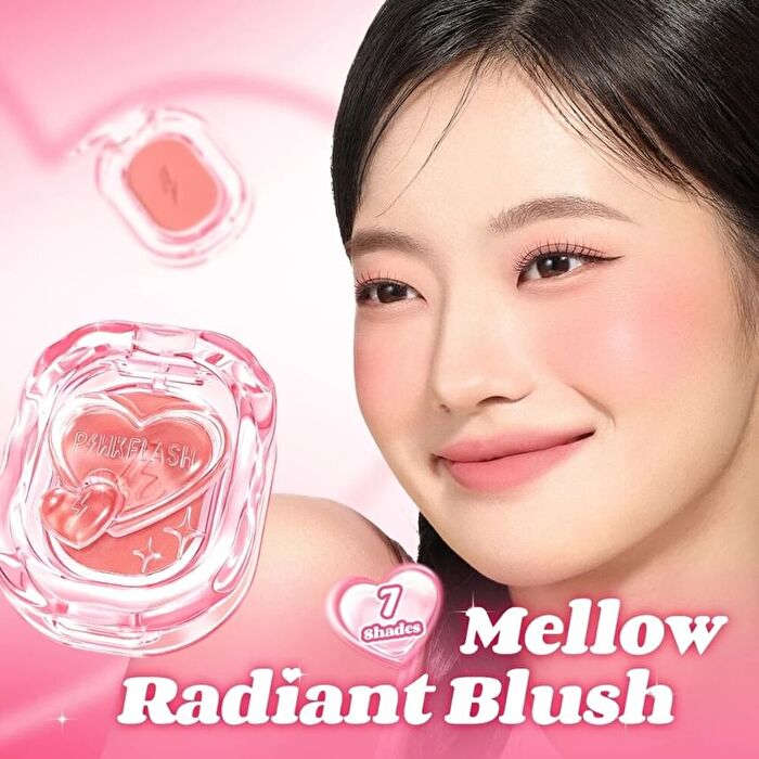 Pinkflash Mellow Radiant Blush - 4 Colors - #PP02 Passion - 1.5g