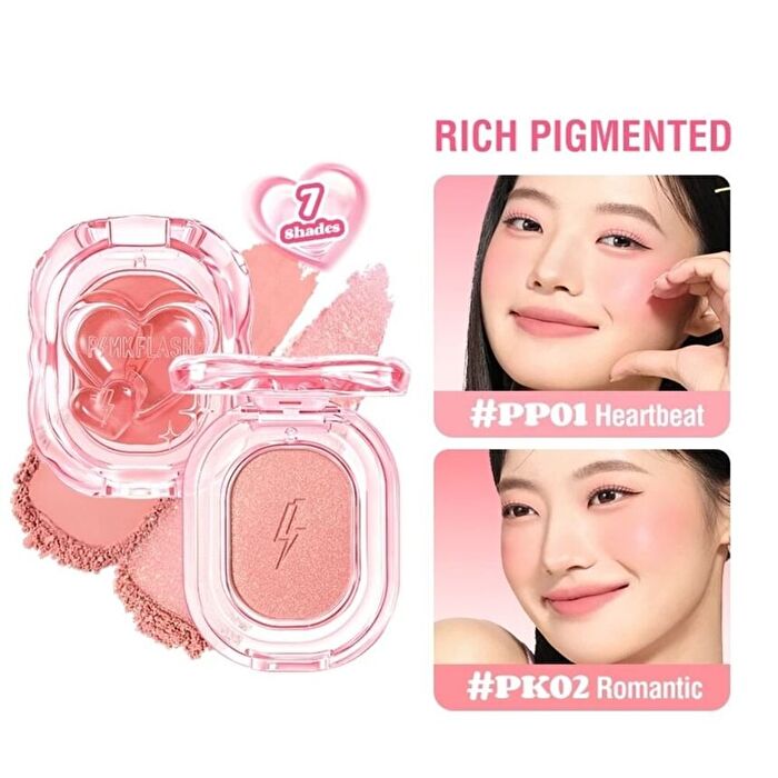 Pinkflash Mellow Radiant Blush - 3 Colors - #PK01 Shy - 1.5g