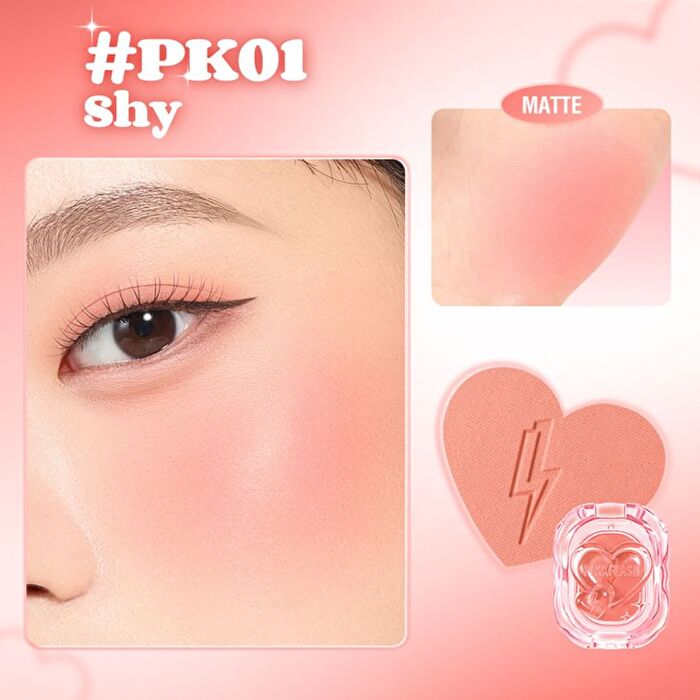 Pinkflash Mellow Radiant Blush - 3 Colors - #PK02 Romantic - 1.5g