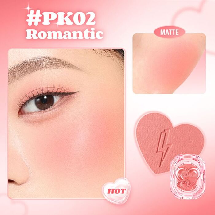 Pinkflash Mellow Radiant Blush - 3 Colors - #PK02 Romantic - 1.5g