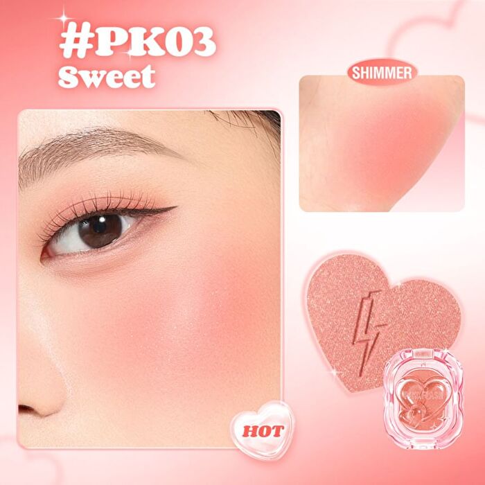 Pinkflash Mellow Radiant Blush - 3 Colors - #PK02 Romantic - 1.5g