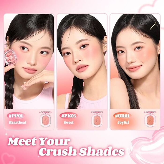 Pinkflash Mellow Radiant Blush - 3 Colors - #PK02 Romantic - 1.5g