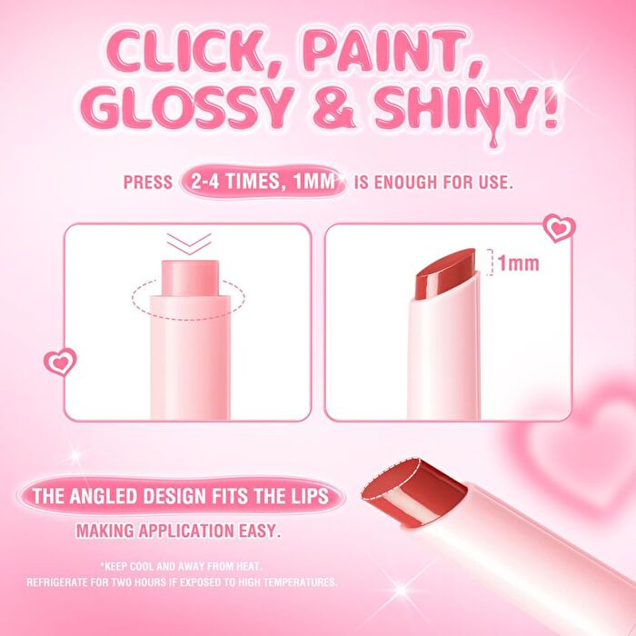 Pinkflash Melting Glossy Balm - 2 Colors (N) - #NU01 Melon Slush - 1.6g