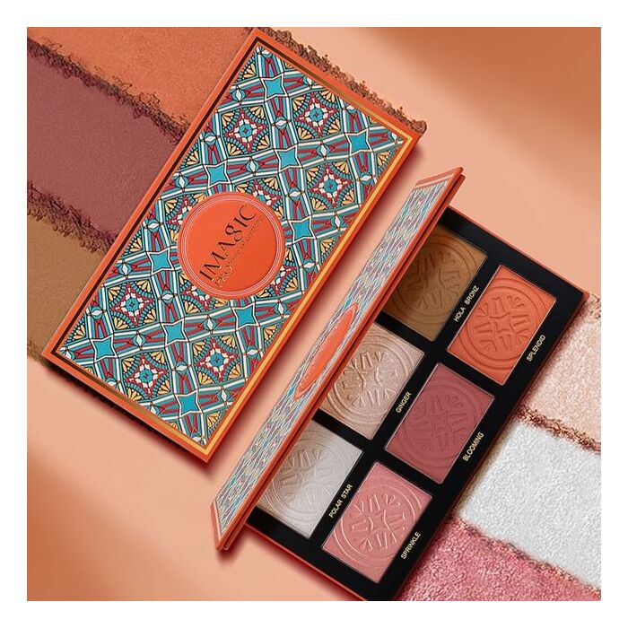 Imagic Highlight & Blush & Contour Comprehensive Palette - 24g