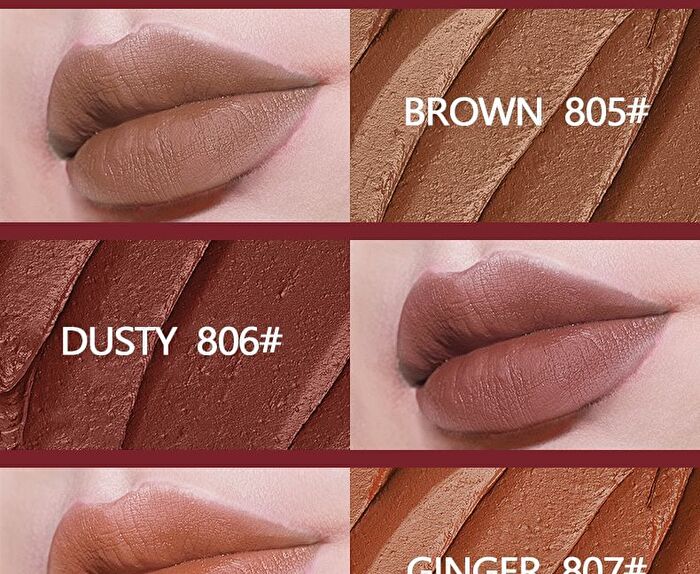 Imagic Waterproof Matte Lipstick - 12 Colors - 804# Nude - 4g