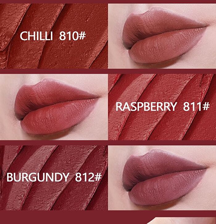 Imagic Waterproof Matte Lipstick - 12 Colors - 809# Plum - 4g