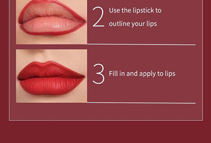 Imagic Waterproof Matte Lipstick - 12 Colors - 811# Raspberry - 4g