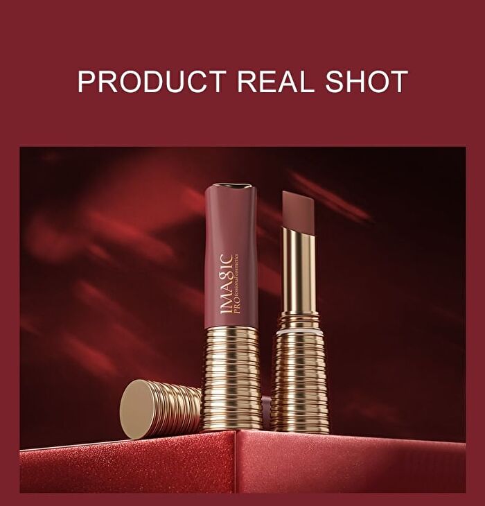Imagic Waterproof Matte Lipstick - 12 Colors - 811# Raspberry - 4g