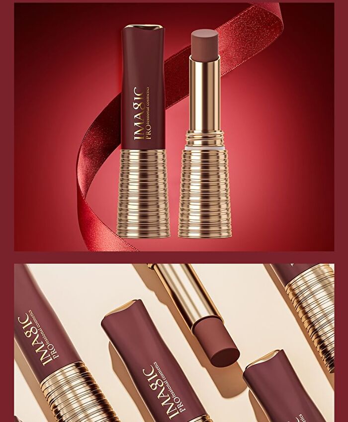Imagic Waterproof Matte Lipstick - 12 Colors - 811# Raspberry - 4g