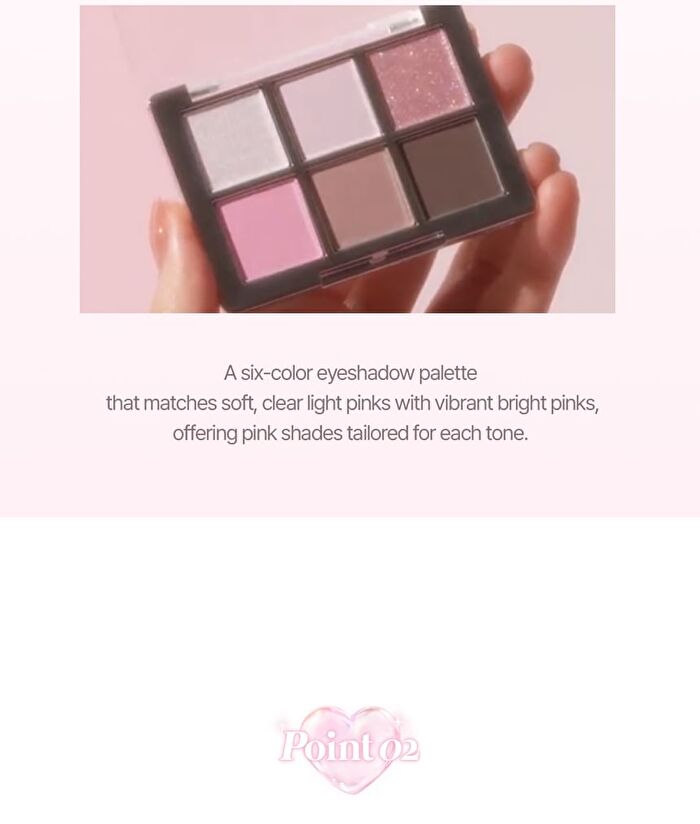 Better Me Eye Palette - 8 Colors - #07 Lovable