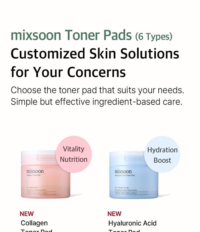 mixsoon Collagen Toner Pad - 110 pads