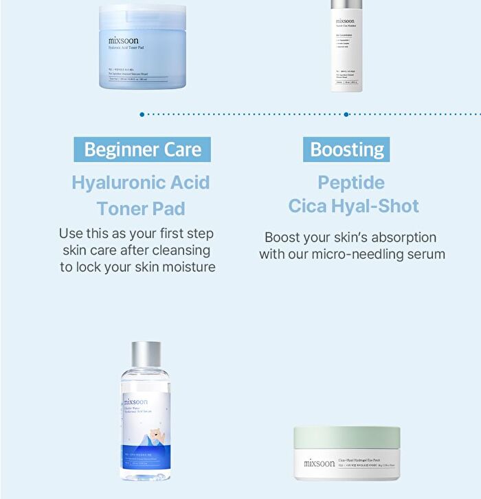 mixsoon Hyaluronic Acid Toner Pad - 80 pads