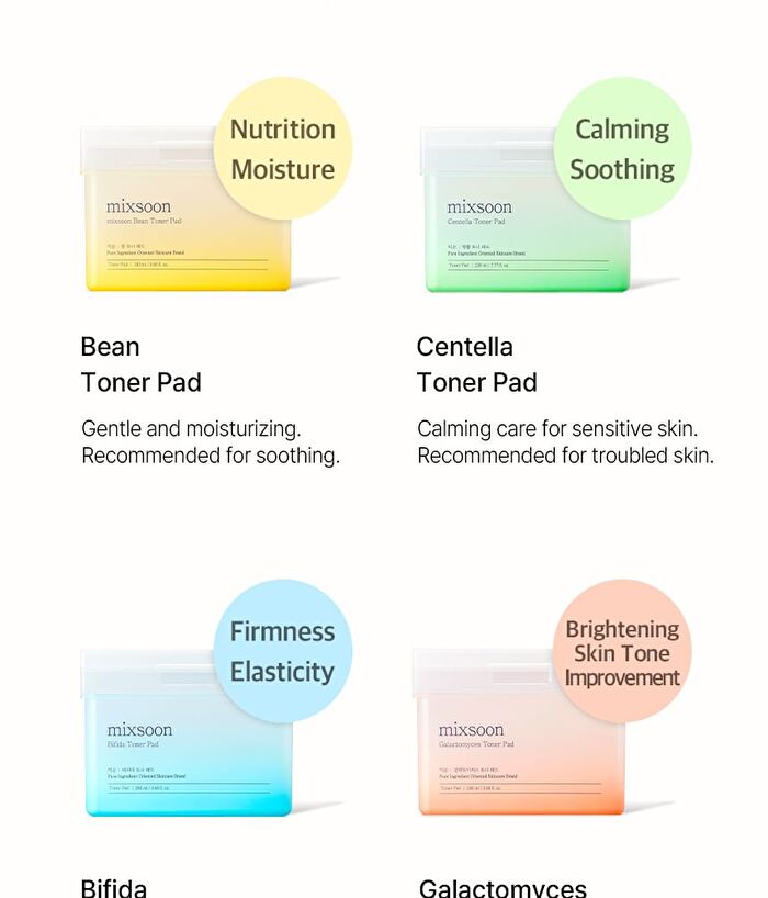 mixsoon Hyaluronic Acid Toner Pad - 80 pads