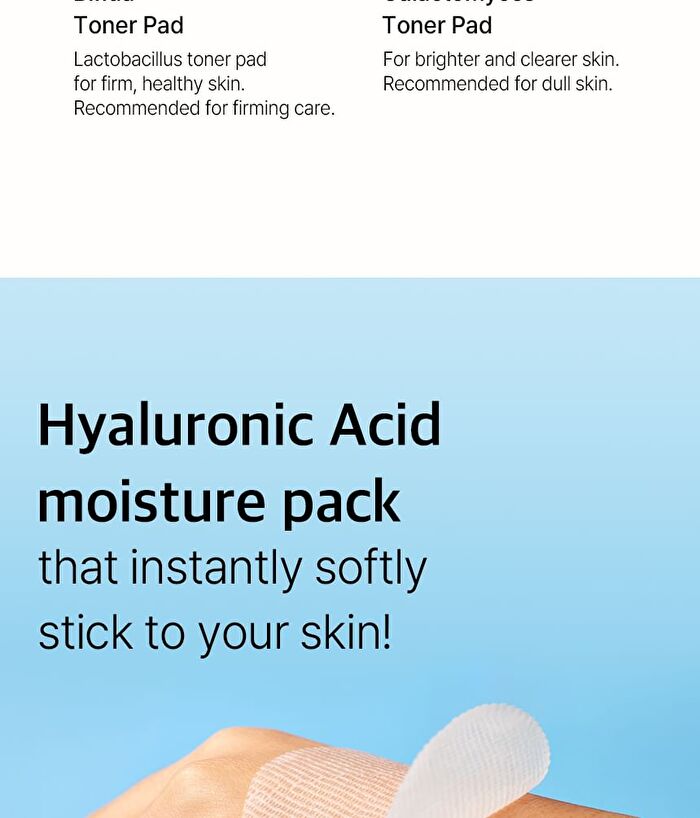 mixsoon Hyaluronic Acid Toner Pad - 80 pads