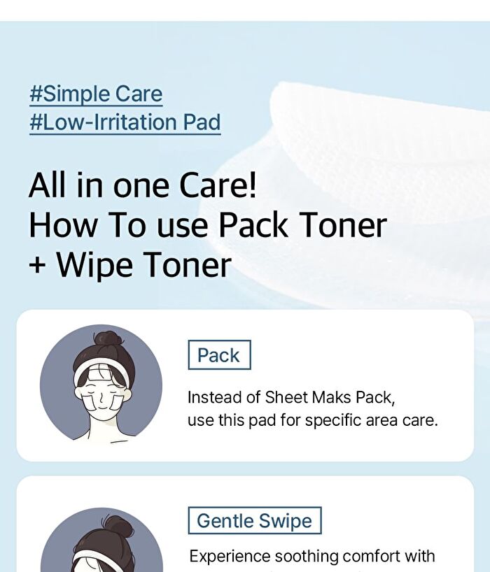 mixsoon Hyaluronic Acid Toner Pad - 80 pads