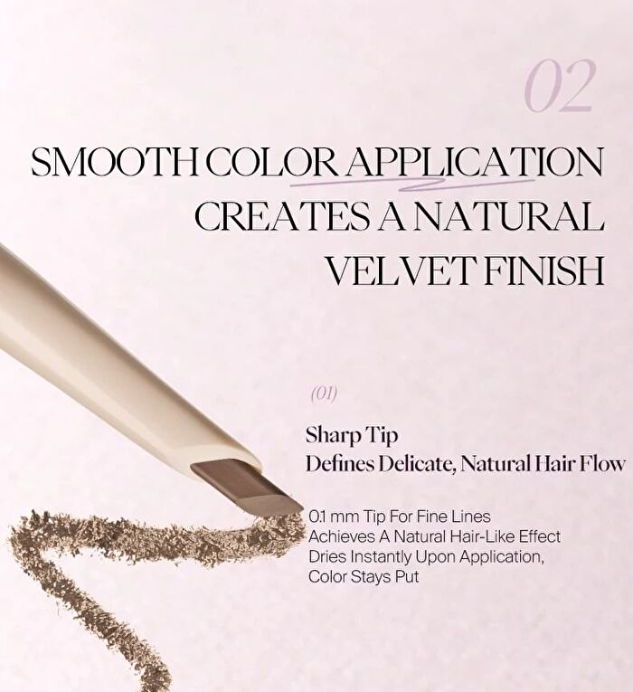 Joocyee 2 in 1 Eyebrow Pencil & Cream - 3 Colors - #01 White Gold