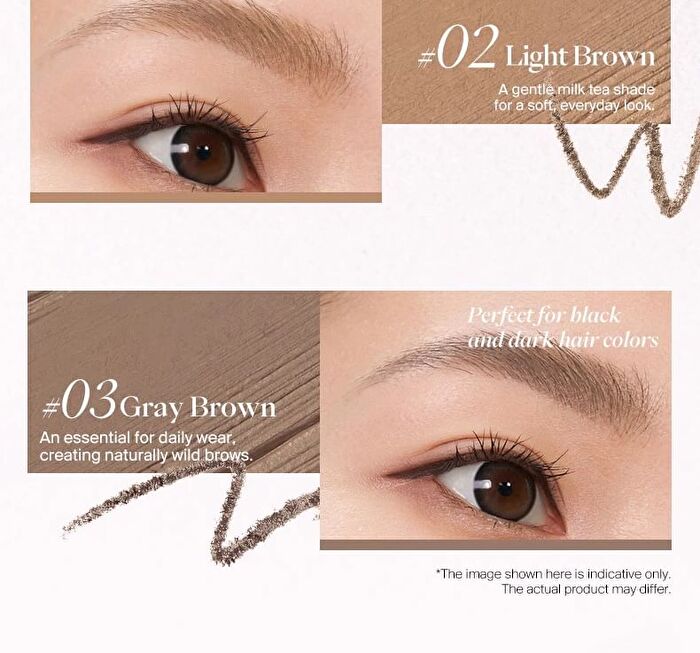 Joocyee 2 in 1 Eyebrow Pencil & Cream - 3 Colors - #01 White Gold