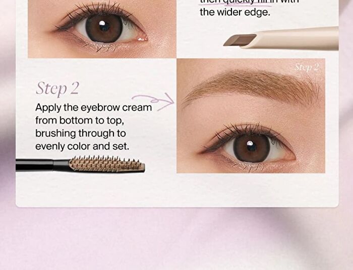 Joocyee 2 in 1 Eyebrow Pencil & Cream - 3 Colors - #01 White Gold