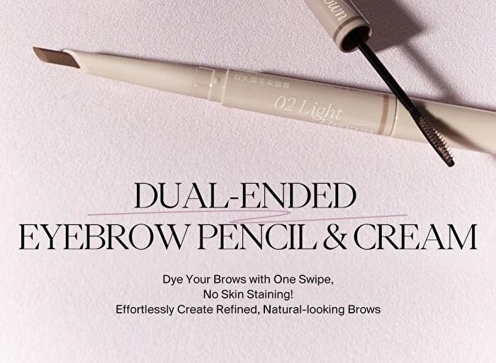 Joocyee 2 in 1 Eyebrow Pencil & Cream - 3 Colors - #01 White Gold