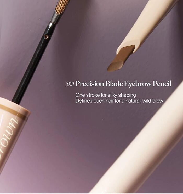 Joocyee 2 in 1 Eyebrow Pencil & Cream - 3 Colors - #01 White Gold