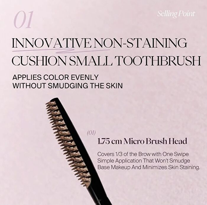 Joocyee 2 in 1 Eyebrow Pencil & Cream - 3 Colors - #01 White Gold