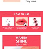 Wanna Shine Lipstick - 01 Will Be Red