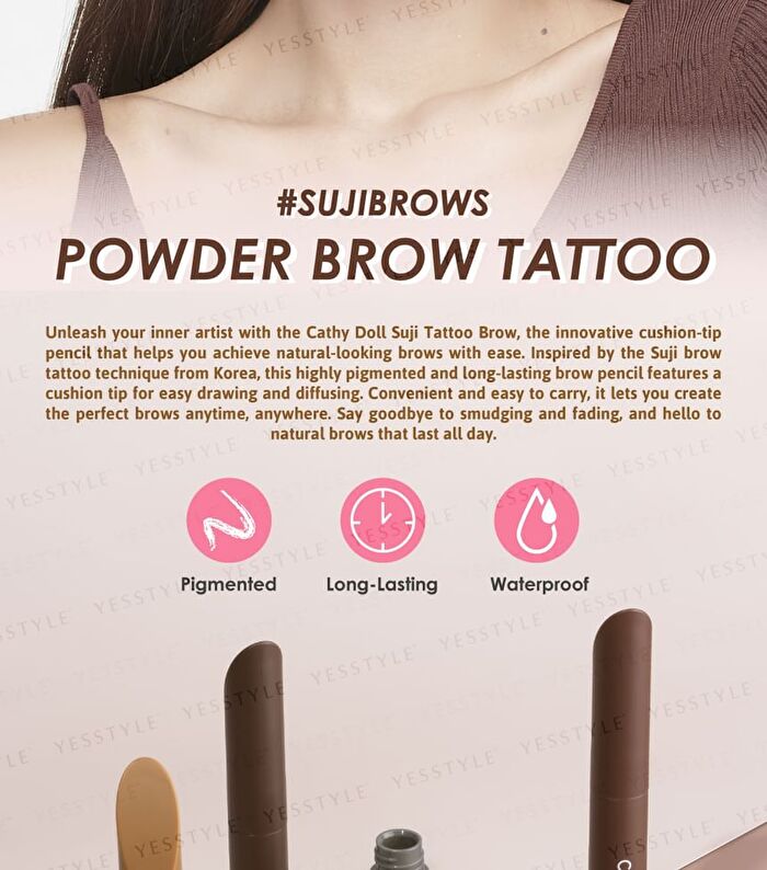 Suji Tattoo Brow - 03 Gangnam Brown