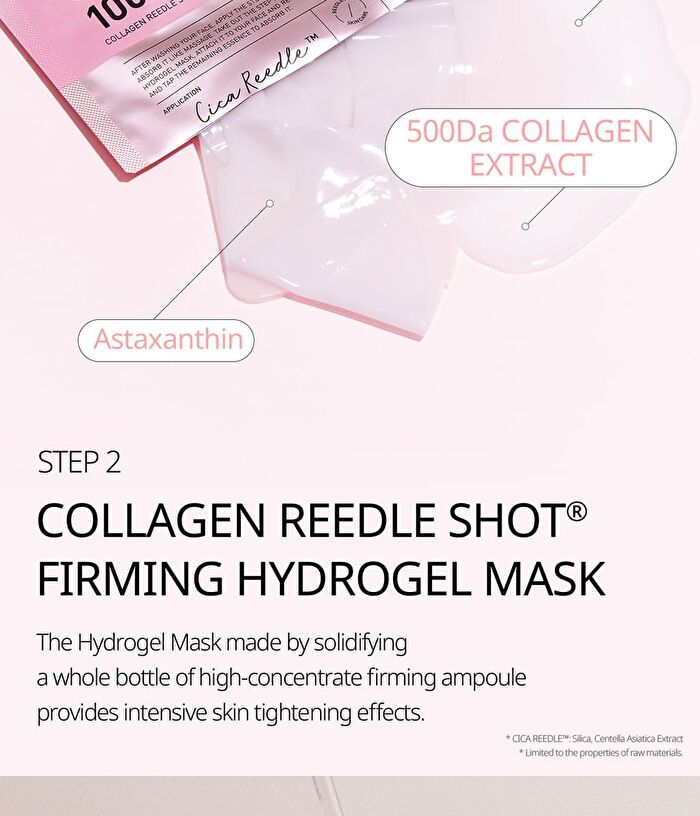 Vt Collagen Reedle Shot 100 2Step Hydrogel Mask Set - 34.5g x 4 sheets