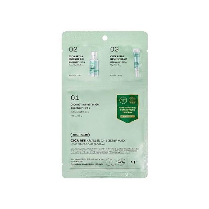 Vt Cica Reti-A All In One 3 Step Mask - 28g x 1 sheet