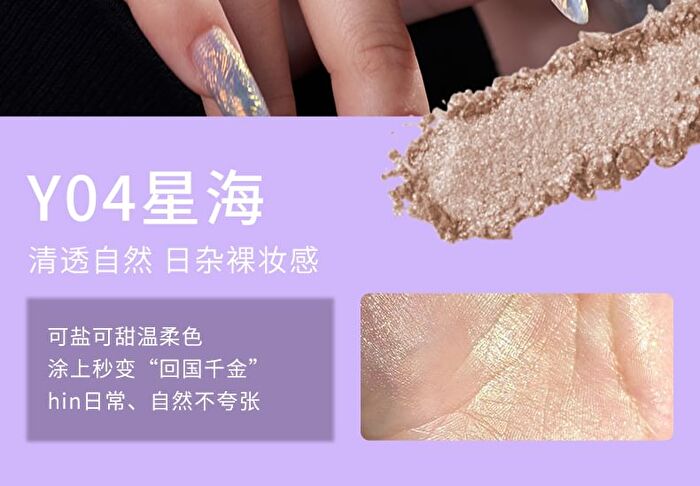 Original Artist Night Chameleon Four Color Highlight Palette - 4.8g