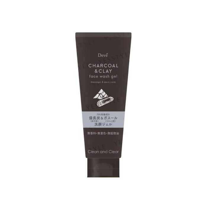 Kumano Cosme Deve Charcoal & Clay Face Wash Gel - 200g