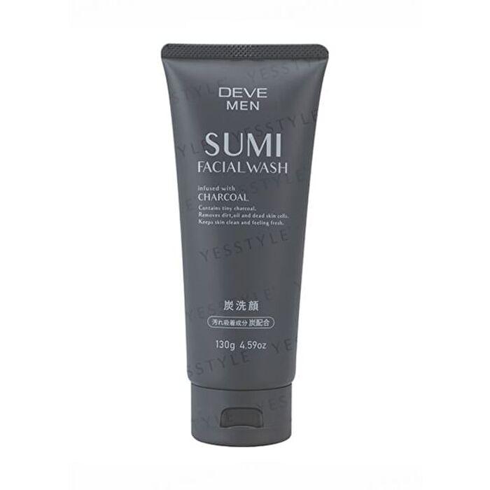 Kumano Cosme Deve Men Sumi Facial Wash - Charcoal - 130g