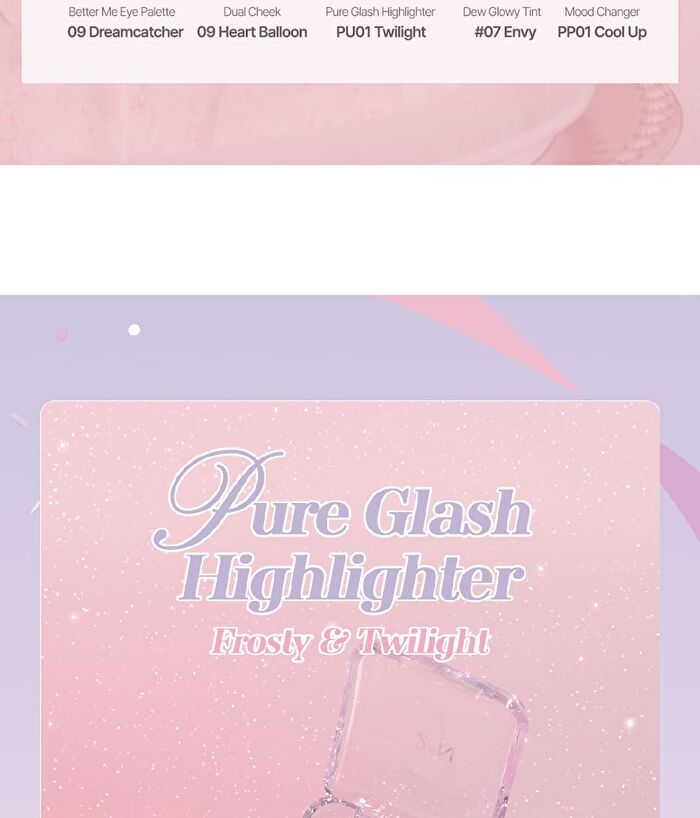 Pure Glash Highlighter Girl\'s Night Edition - 2 Colors - #PU01 Twilight