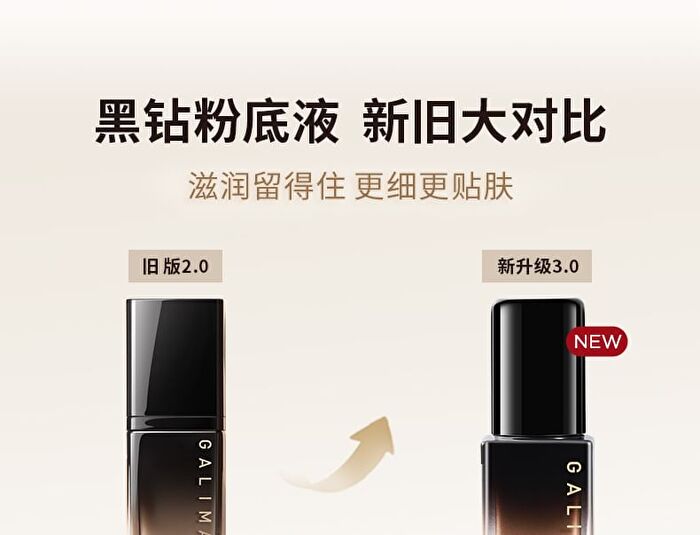 Galimard Radiance Moisturizing Liquid Foundation (For Dry Skin) - 3 Colors - N01# Ivory - 30g