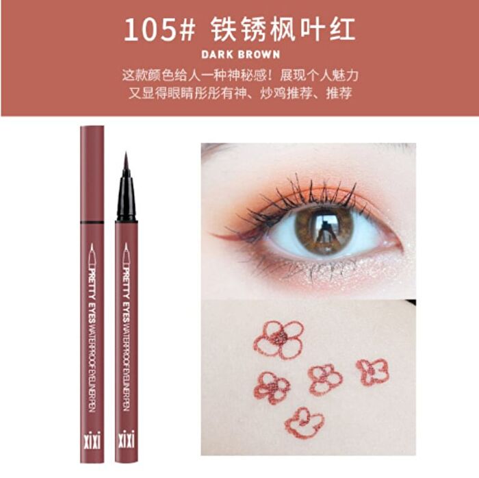 Waterproof Eyeliner Pen - 104-107 - #005 Maple Red - 0.6ml