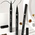 Straight Line Dense Liquid Eyeliner - (1-2) - #01 - 0.6ml