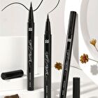 Straight Line Dense Liquid Eyeliner - (1-2) - #01 - 0.6ml