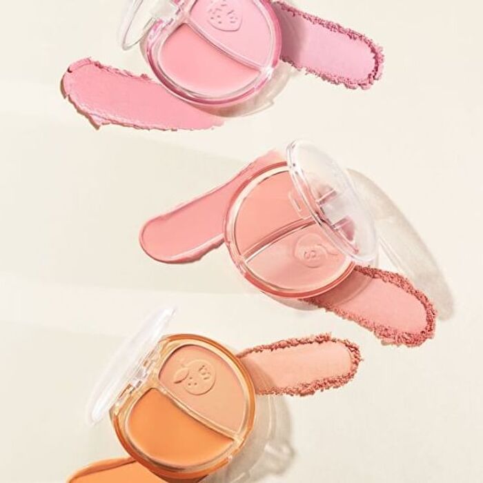 Tintin Dory Duo Blusher - 3 Types - #03 Peach Duo