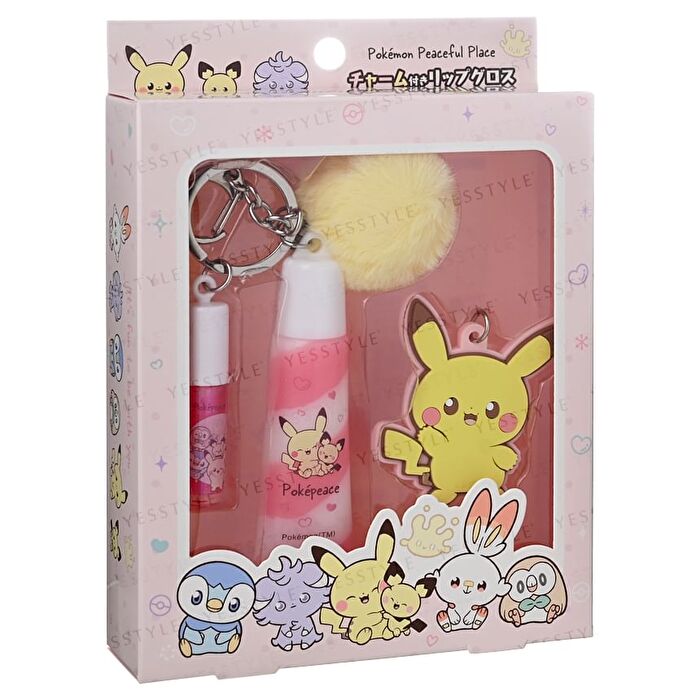 Shobido Pokemon Peaceful Place Charm Lip Gloss - Purple - 4 pcs