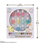 Pokemon Peaceful Place Peel Off Nail Polish 12 Colors Set - Pink - 12 pcs