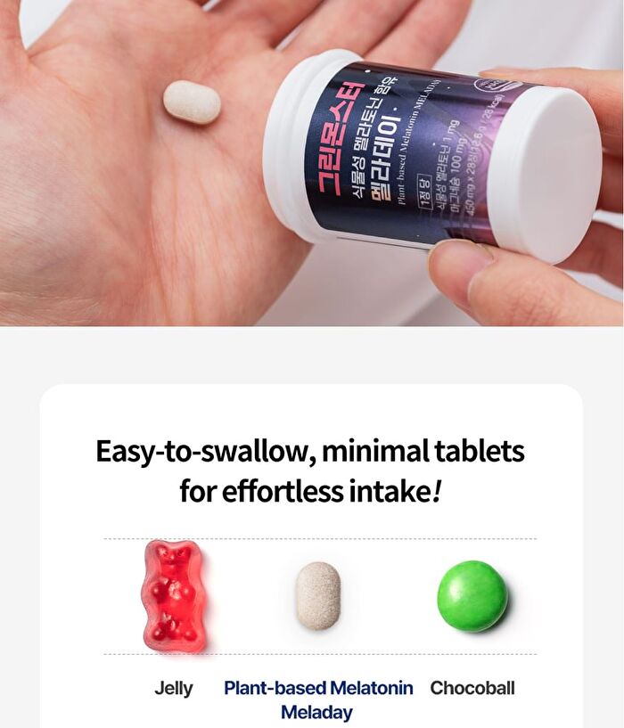 Green Monster Plant-based Melatonin Meladay - 450mg x 28 Tablets