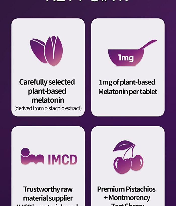 Green Monster Plant-based Melatonin Meladay - 450mg x 28 Tablets