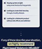 Green Monster Plant-based Melatonin Meladay - 450mg x 28 Tablets