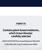Green Monster Plant-based Melatonin Meladay - 450mg x 28 Tablets