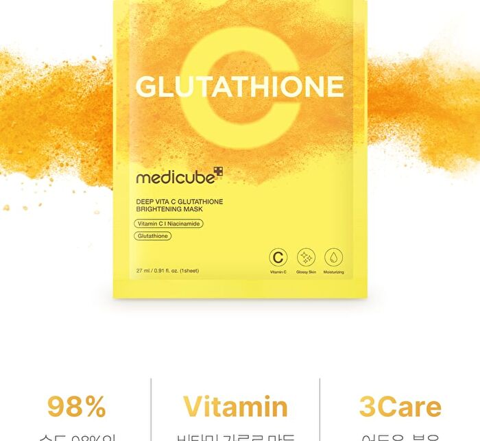 Deep Vita C Glutathione Brightening Mask - 27ml x 1 Sheet